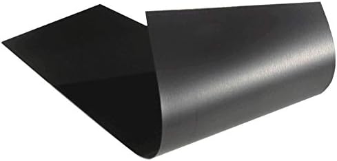 CarryAbigSticker Тенки и флексибилен лист со магнетски материјал 6 x 12-инчен црн за магнетизирачки налепници на браник итн.