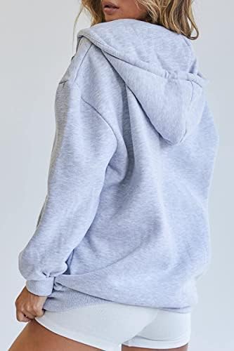Ефан женски слатки дуксери тинејџерски девојки есенска јакна преголеми џемпери на џемпери, обична облека за влечење, патент на