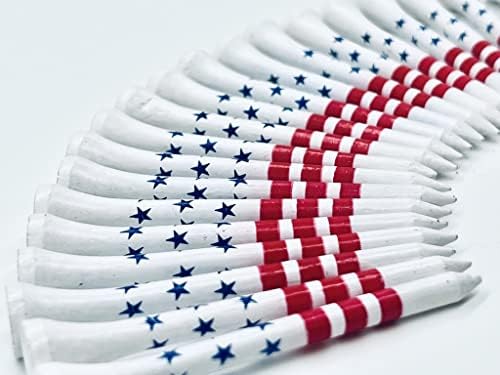 Телеви за голф во САД - 2 и 3/4 или 3 и 1/4 инчи - Американско дизајнирање на знаме, про -должина од бамбус, патриотска гордост