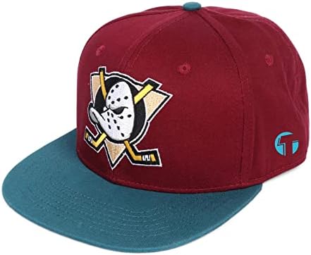 Тривинкин Моќни Патки шапка Машка капа За Хокеј На патка Прилагодлива Бејзбол Капа Со Везена Големина На Логото …