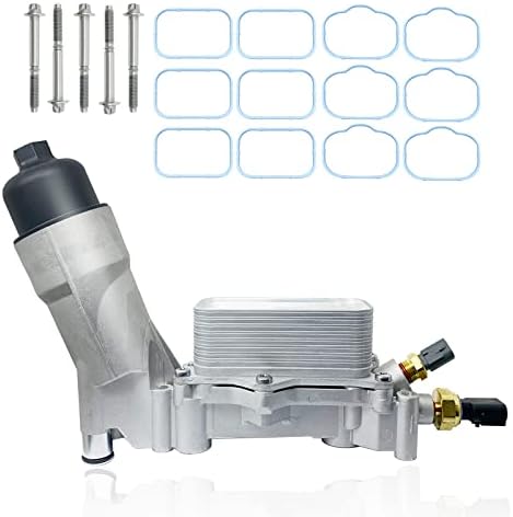 Hrepair 926-876 нафта филтер за куќиште за куќиште за куќиште на моторот на моторот Алуминиум за ладилник за масло за 2011-