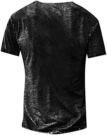 Маички за машки маици темно сива 3Д печатење улица случајно копче за кратки ракави надолу печатена облека Основна маица