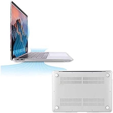 Mosiso компатибилен со MacBook Air 13 Inch Case 2022 2021 2020 2019 2018 Објавување A2337 M1 A2179 A1932 Retina Display, пластична роза