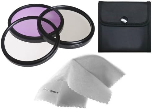 Дигитална NC со висока оценка со висока оценка, мулти-навој, 3 парчиња комплет за филтрирање на леќи + NWV Директна крпа за чистење