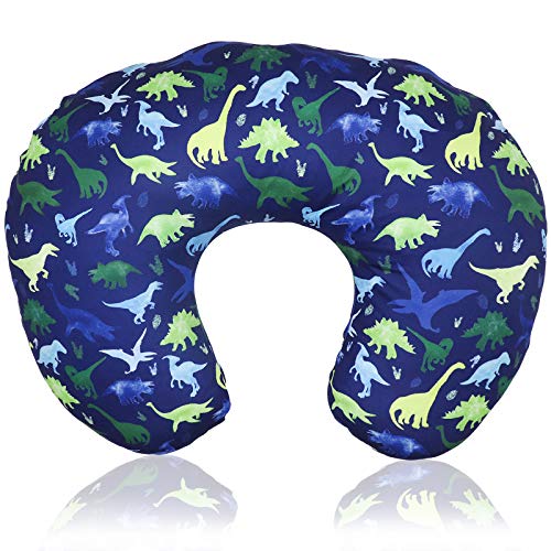 Покривање со перница за пилиња од диносаурус од тананофар и покривка за перница за доење на дете, сина боја