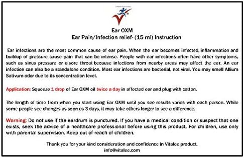 Уво окс- природни уши болки и капки за инфекција