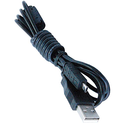 HQRP USB Кабел / Кабел Компатибилен Со Никон UC-E6 / UCE6, COOLPIX L100, D5000, L110, L120, L19, L20 Дигитална Камера