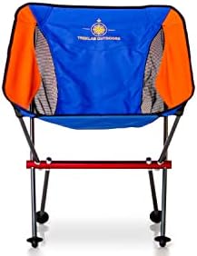 Treklab на отворено лесен преносен преклопен лесен камп стол со торба за носење. Држи 330 bs