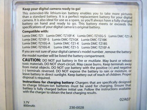 Дигитална камера ли-јонска батерија за Panasonic CGA-S007A