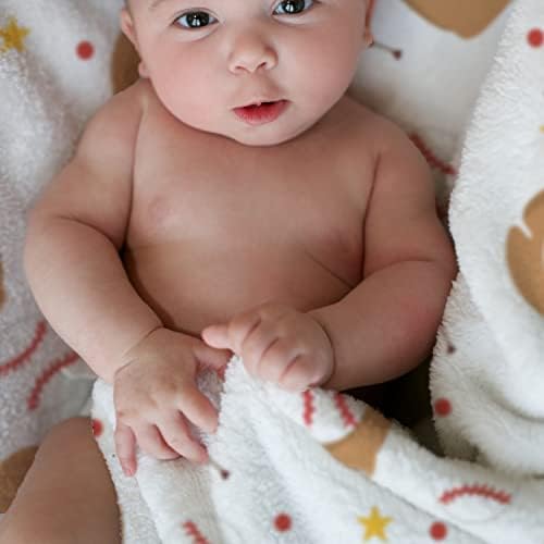 Hshryy Baby Flannel Clainte For Moys Девојки - Големо лесен креветче за креветчиња за кревет за бебиња - нејасно топло пријатно ќебе за