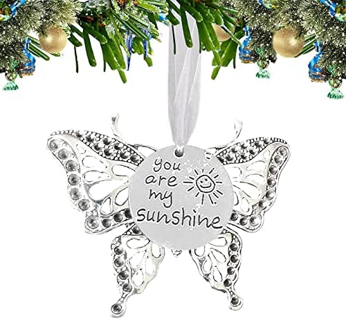 Божиќен Приврзок Пеперутка Персонализирана Семејна Декорација Украс На Новогодишна Елка Креативни Подароци За Одбележување На Љубовта