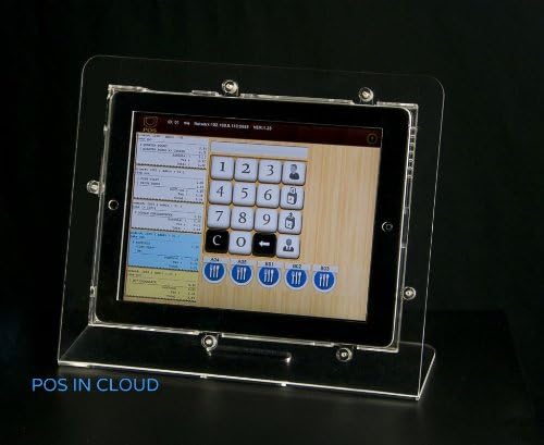 iPad Десктоп Киоск Штанд ПОС Монтирање Комплет за Ipad 2 3 4 Серија, Направени Од Јасна Акрилик одговара Плоштад Читач