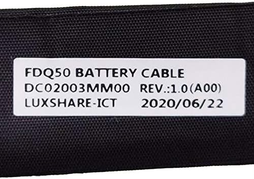 Гинтаи FDQ50 Батерија Кабел Конектор Замена За DELL XPS15 9500 Прецизност 5550 M5500 0D74YX D74YX DC02003MM00