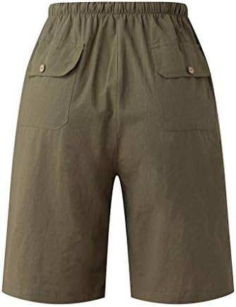 Shzcxlgg Shorts Sharts Men Sport and Summer Pants Pants Машки обични шорцеви исечени памучни постелнини цврсти панталони машки