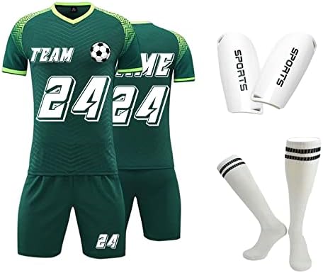 Фудбалски тренерки, сопствени фудбалски дресови, маички за персонализирани момчиња, дресови на DIY, дресови со имиња-А || Обичај