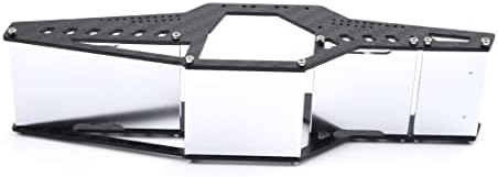 Houndgrc алуминиумски рок тркачки тркач за конверзија комплет за кафез на рамки RC Chassis Frame комплет за SCX24 Axial 1/24