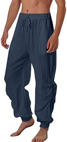 Дрва поток од машки панталони машки обични цврсти странични странични преклопи лабави панталони со панталони за џебни панталони