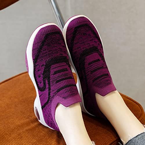 Чевли за жени чевли мода спортски рамен дно не лизгање лета ткаени мрежи за дишење цврста боја патики
