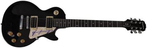 Пети Смит потпиша автограм со целосна големина Гибсон Епифон Лес Пол Електрична гитара Многу ретка w/ James Spence JSA Автентикација