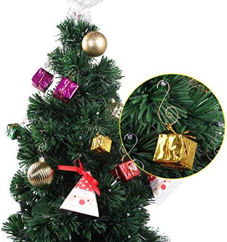 Куки за украси на нубестија, вртете ги декоративни украси куки Божиќ Божиќна празник, закачалка за закачалки, мултифункционални куки