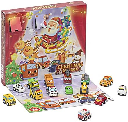 Врати 2021 Изненадување Играчка Мал Календар Доаѓање Одбројување Календар Празник Со 24 24-Дневно Божиќно Божиќно Образование Деца