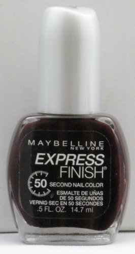 Maybelline New York Express Finish 50 секунда боја на ноктите, слива Интензивна 210, 0,5 течности унца
