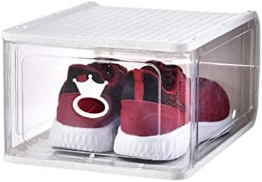 Чевли на Anncus wallид задебелена транспарентна пластична кутија за чевли Отстранлива преклопна кутија за чевли за складирање кутија за