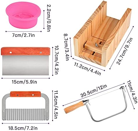 Светски секач за сапун- силиконски силиконски сапун леб калапи дрво бокс- рачно изработени флексибилни правоаголни сапуни калапи за правење