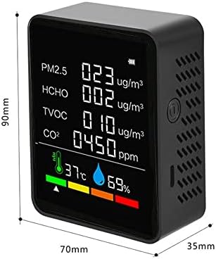 Shyc Air Monitor Monitor Carbon Dioxide Detector Starehouse магацин на воздухот за квалитет на воздухот Монитор за влажност Монитор за брзо