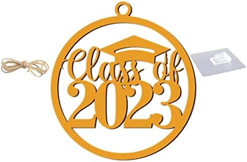 Класа на логофун од 2023 година, дрвен знак за дипломирање, за дипломирање, виси украси