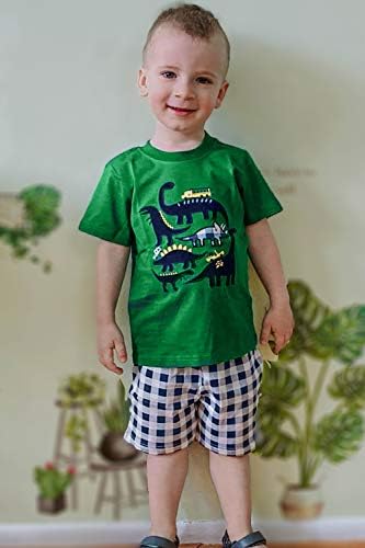 Кратка маица за кратки ракави на Bumex Toddler и кратка облека сет 2-7T