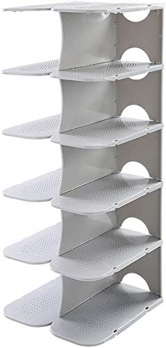 Дуја 6-ти кат заштеда на повеќеслојни решетки за чевли за бања Артефакт Организирајте папучи решетки ставете решетка за складирање чевли