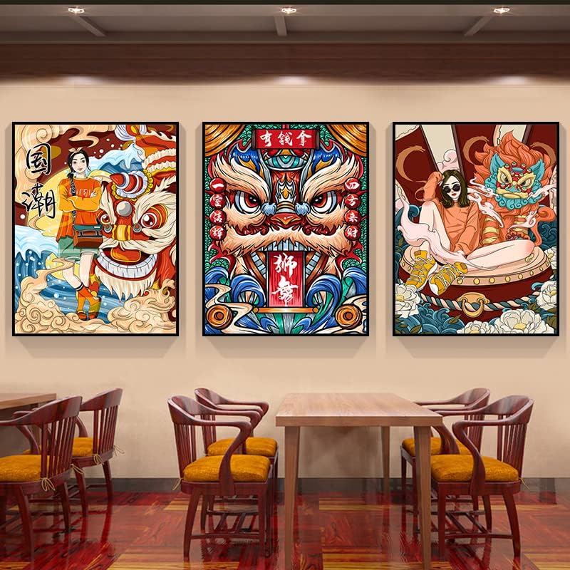 Национално плима декоративно сликарство нов кинески лав лав хотел hoteид декоративно wallидно сликарство во ресторанот wallидно