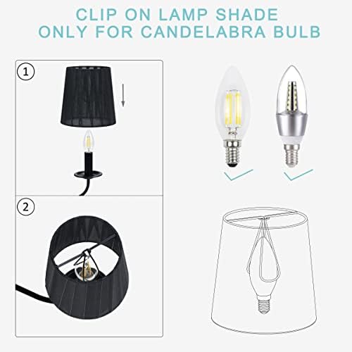 Ламвел Кора клип-на лустер ламба нијанси, сет од 6, мало барел, 5,2 × 4 × H5.2 , органска лента, рачно изработена, модерна декоративна,
