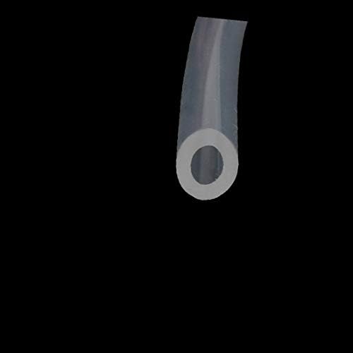 X-gree 3mm x 6mm висока температура отпорна на силиконска гумена цевка цевка за црево чиста 1 метар долга (Tubo de manguera de