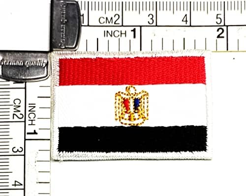 Кленплус 3 парчиња. 1. 2Х1, 7 ИНЧИ. Јемен Знаме Лепенка Тактичко Воено Знаме Апликации Закрпи Светско Знаме На Земјата Извезени за