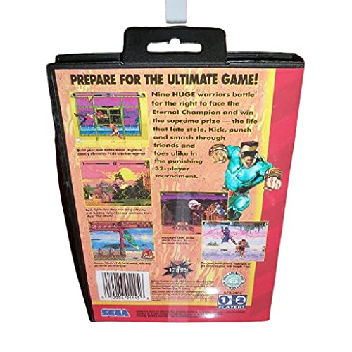 Адити вечни шампиони САД ги покриваат со кутија и прирачник за Sega Megadrive Genesis Video Game Console 16 бит MD картичка