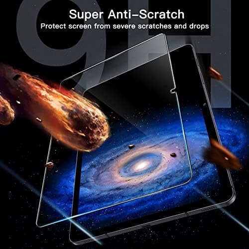 Заштитник на екранот Jetech за Samsung Galaxy Tab S8 Plus 2022 / Tab S7 FE 2021 / Tab S7 Plus 2020 1220 12,4-инчи со лесна рамка за инсталација,