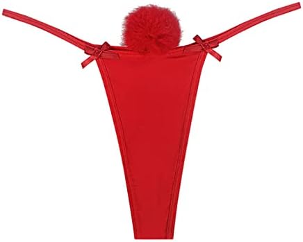 Женска божиќна волна топка симпатична секси мангарска мулти -болен мулти -големина удобна долна облека со низок половината Моите