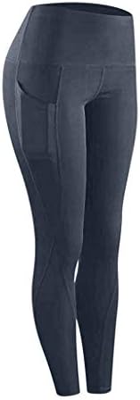 Леглави на LCEPCY со телефонски џебови за жени, контролни хулахопки со високи половини, тренингот што работи со теретани јога панталони