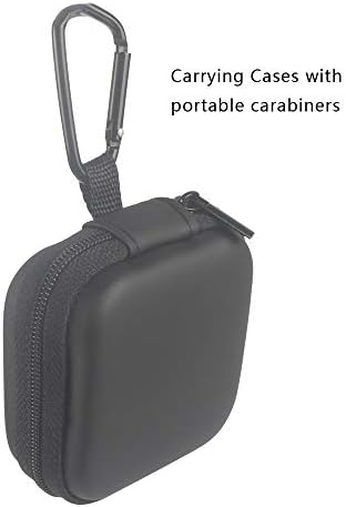Преносни квадратни слушалки за носење мини складирање на торбички за слушалки за паметни телефони Bluetooth Слушалки за мали