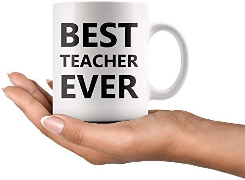 Најдобар Учител Некогаш Ви Благодарам Од Денот На Благодарноста На Учениците Новина Керамичка Кафе Кригла 11 мл Бело