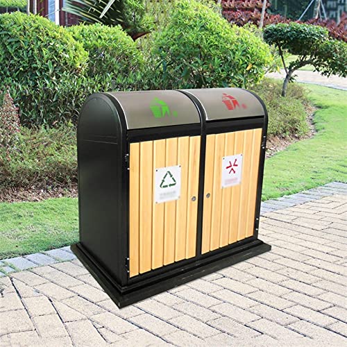 Отворено/затворено ѓубре може да може да се соберат со двојни корпи со двојни корпи, затегнување на челично дрво за отпадоци,
