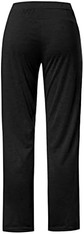 Женски џемпери за џемпери јога атлетски џогер трчање панталони обични панталони со пот, дното на тренингот панталони