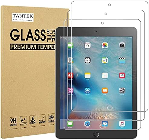 Tantek HD Clear, анти-крик, анти-сјај, анти-прстински отпечаток, заштитен стаклен екран заштитник за Apple iPad Pro-3 парче