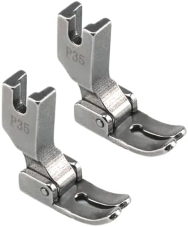 Blooy - 2 парчиња P35 Hinged Standard Presser стапало за индустриска единечна игла за заклучување на иглата машина за шиење