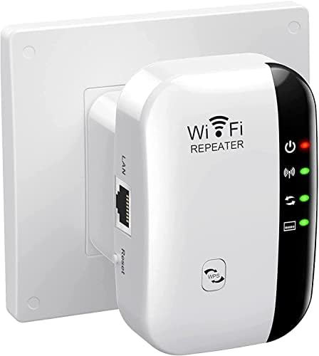 WiFi Extender Signal Booster до 3000SQ.FT и 30 уреди, WiFi Range Extender, безжичен повторувач на Интернет, засилувач со долг дострел