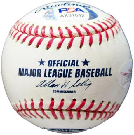 Арт Дитмар потпиша автограмиран бејзбол Yorkујорк Јанкис ПСА/ДНК АК31642 - Автограмирана МЛБ уметност