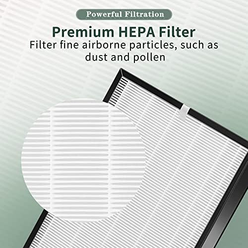 AD5000 Филтри за замена компатибилни со Air DR. Замена на филтрите за чистење на воздухот AD5000 за дома и големи домаќинства,