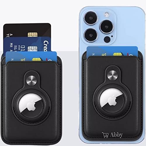 Abby eirtag Magsafe Паричник, магнетни iphone кожа случај Со Картичка Носителот, за iPhone 13, 12 Pro max, Рфид Заштита, Паметни